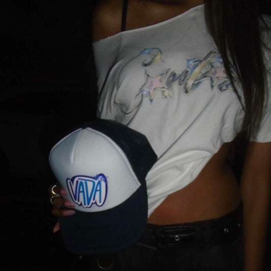Navy Trucker Cap